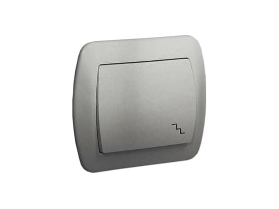 Kontakt-Simon AW6/26, Aluminium, Plastikk, IP20, 250 V, 10 A, 90 mm