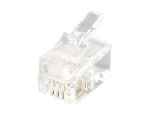 Equip 121111, RJ-11 (4P4C), Läpinäkyvä, 0,5 g, 7,62 mm, 12,3 mm, 7,2 mm