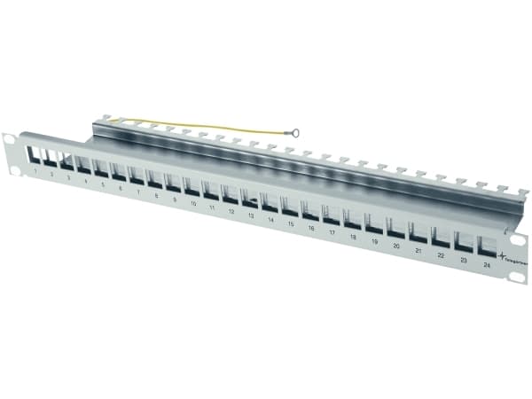 Telegärtner - Patch-panel - 1U - 19" - 24 porter