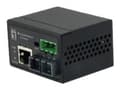 Miniatyrbild 1 av 5: LevelOne IEC-4301 - Medieomvandlare - 100Mb LAN - 10Base-T, 100Base-FX, 100Base-TX - RJ-45 / SC enkelläge - upp till 30 km