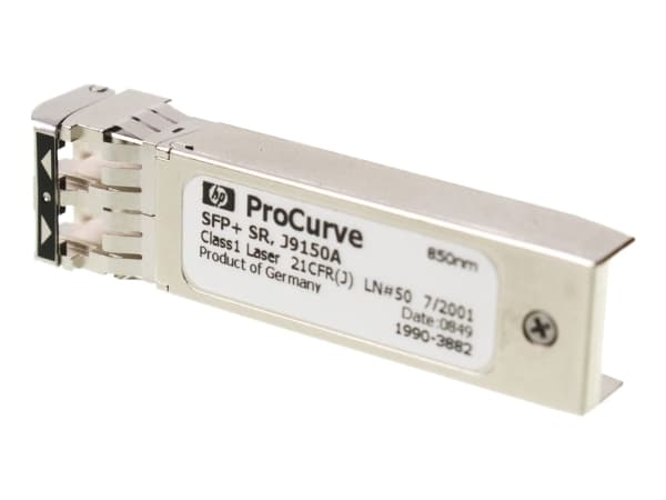 HPE Aruba - SFP+ transceiver modul - 10 GigE - 10GBase-SR - SFP+ / LC multimodus - op til 300 m - for HPE Aruba 2930M 40, 6200F 12, 6200M 24, 6300, 6