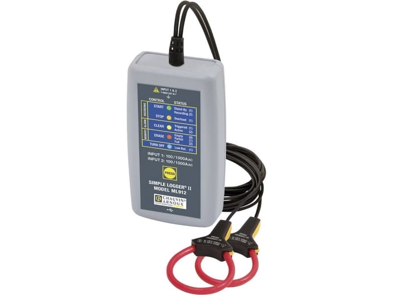Chauvin Arnoux ML 912, Batteri, 50 - 60 hz
