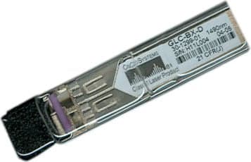Cisco - SFP (mini-GBIC) transceiver modul - 1GbE - 1000Base-BX - op til 10 km - 1490 (TX) / 1310 (RX) nm - for Catalyst 2960, 2960G, 2960S, 3560, 356