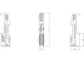 Miniatyrbilde 2 av 5: Siemens 6ES7193-6BP00-0DA1, Flerfarget, 48 g, 1 stykker, 45 mm, 28 mm, 122 mm