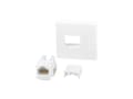 Pikkukuva 5 / 5: Lanberg WS-4545-RJ45K-W, Valkoinen, Polykarbonaatti (PC), Ruuviton, Lanberg, RJ-45, Keystone-moduulipidike