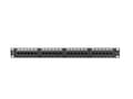 Miniatyrbild 4 av 5: Lanberg PPU5-1024-B - Patch-panel - CAT 5e - UTP - RJ-45 X 24 - RAL 9004, svart - 1U - 19"