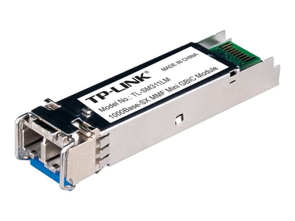 TP-Link TL-SM311LM - SFP (mini-GBIC) transceivermodul - 1GbE - 1000Base-SX - LC multimodus - opp til 550 m - 850 nm - for P/N: TL-SG3452XP V1
