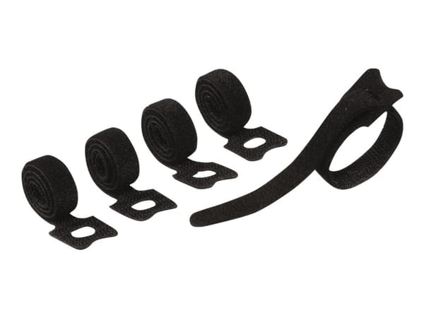 DURABLE CAVOLINE Grip Tie - Kabelfestebånd - svart (en pakke 5)