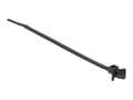 Miniatyrbilde 1 av 5: Delock Cable Tie with Expansion Anchor - Kabelfestebånd - 14 cm - svart