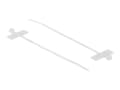 Miniatyrbilde 3 av 5: Delock Cable Tie with Label Tap - Kabelfestebånd - 10 cm - hvit (en pakke 10)