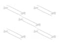 Miniatyrbilde 4 av 5: Delock Cable Tie with Label Tap - Kabelfestebånd - 10 cm - hvit (en pakke 10)