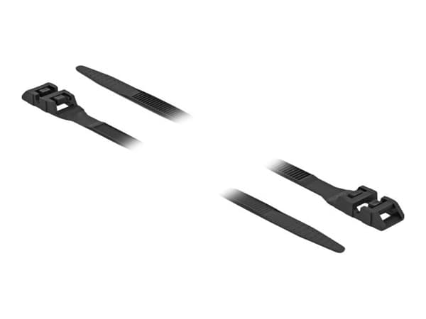 DeLOCK 18889, Avattava johdinside, Nailon, Musta, V2, -40 - 85 °C, 25 cm