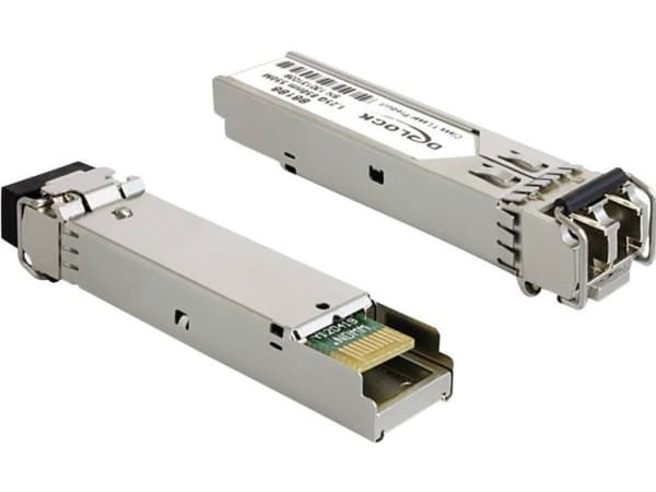Delock - SFP (mini-GBIC) transceivermodul - 1GbE - 1000Base-SX - LC multimodus - opp til 550 m - 850 nm - for P/N: 66463, 86180, 86203, 89481