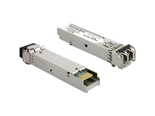 Delock - SFP (mini-GBIC) transceivermodul - 1GbE - 1000Base-SX - LC multimodus - opp til 550 m - 850 nm - for P/N: 66463, 86180, 86203, 89481