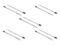 Miniatyrbilde 1 av 5: Delock Cable Tie with Fastening Eyelet - Kabelfestebånd - 16 cm - svart (en pakke 10)