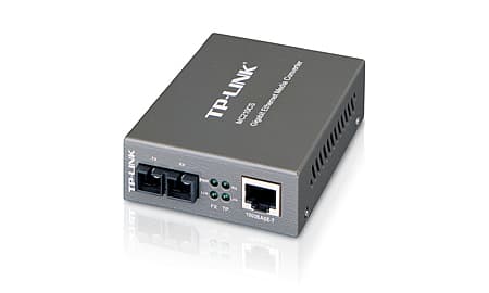 TP-Link MC210CS - Fibermediekonverterare - 1GbE - 1000Base-FX, 1000Base-T - RJ-45 / SC enkelläge - upp till 15 km - 1310 nm - för P/N: TL-MC1400, TL-