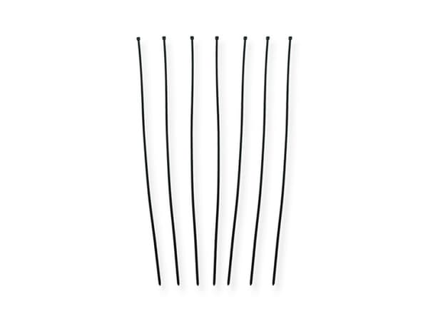 Qoltec - Kabelfestebånd - 50 cm - svart (en pakke 50)