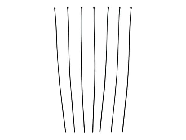 Qoltec - Kabelfestebånd - 50 cm - svart (en pakke 50)