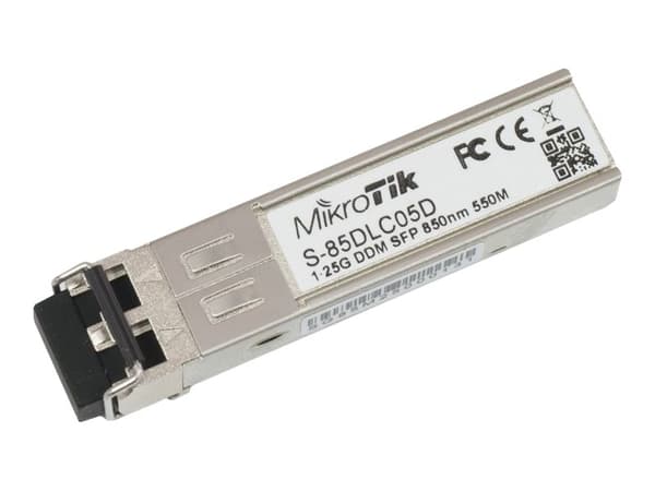 MikroTik S-31DLC20D - SFP (mini-GBIC) transceiver modul - SFP (mini-GBIC) / LC enkelttilstand - op til 20 km - 1310 nm - 1310 nm