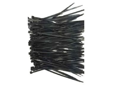 Gembird NYTFR-250X3.6 - Nippusiteet - 26 cm - musta (100 kpl pakkaus)