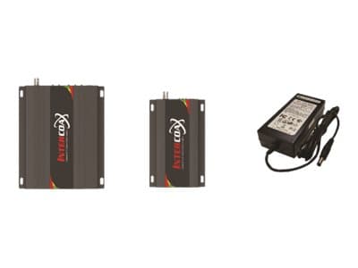 Intercoax IPIFY Multi Base ECP-2704T-1R-PKG - Intercoax ECP-2704T + ECP-2701 + GM60-550120-F - nätverksförlängare - 1GbE - 10Base-T, 100Base-TX, 1000