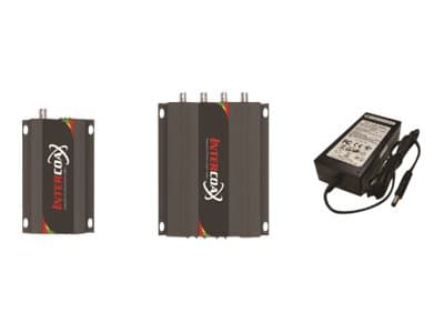 Intercoax ECP-2704R-4T-PKG - Intercoax ECP-2704R + 4 x ECP-2701 + GM60-550120-F - nettverksutvider - 1GbE - 10Base-T, 100Base-TX, 1000Base-T, Coax -