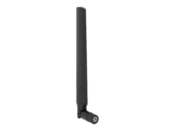 Delock - Antenne - 18.306 cm - mobiltelefon, Bluetooth - -3.3 - 1.3 dBi - rundtstrålende - svart