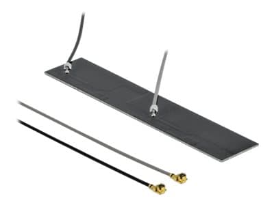 Delock - Antenne - 78 cm - plate - Smart Home - innendørs, klebemontering - grå, svart