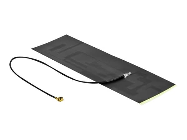 Delock - Antenne - 95 cm - plate - Smart Home - 0.42 - 5 dBi - rundtstrålende - innendørs, klebemontering - svart