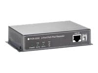 LevelOne POR-0202 - Forsterker - 100Mb LAN - 10Base-T, 100Base-TX - 2 porter - RJ-45 / RJ-45 - opp til 100 m Sort