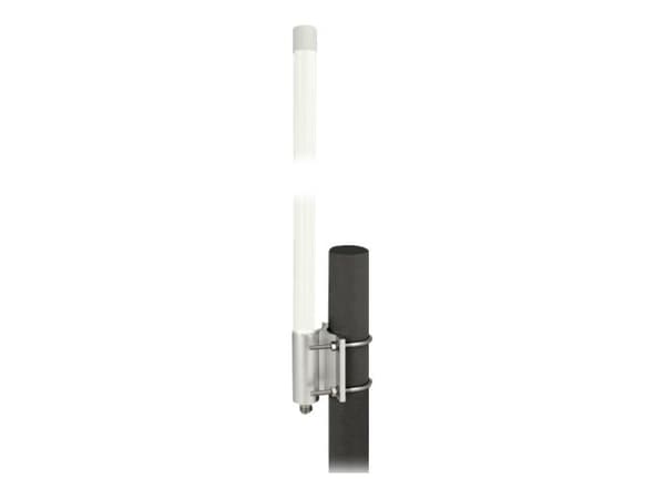 Delock - Antenne - 33.5 cm - dipol - Smart Home - 2.14 - 2.93 dBi - rundtstrålende - utendørs, kan monteres på vegg, stangmontering, innendørs - hvit