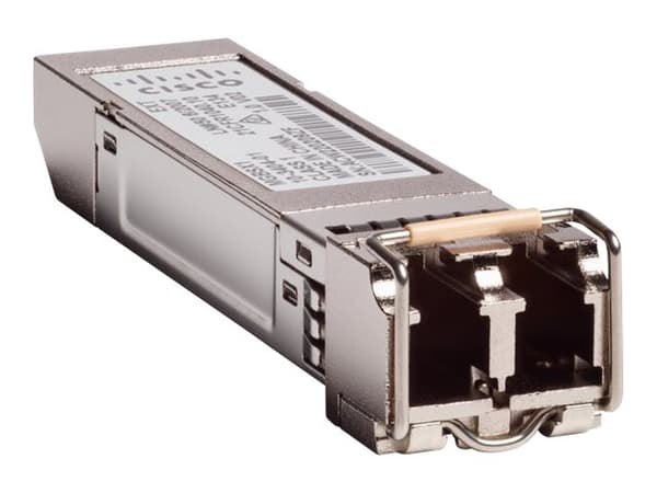 Cisco - SFP-sändar/mottagarmodul (mini-GBIC) - 1GbE - 1000Base-LX, 1000Base-LH - LC/PC enkelläge - upp till 10 km - 1310 nm - för Cisco 38XX, 39XX, 4