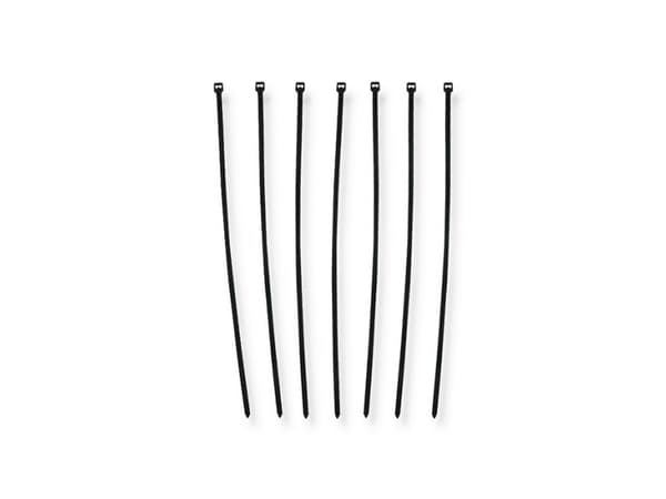 Qoltec - Kabelsamlare - 20 cm - svart (paket om 100)