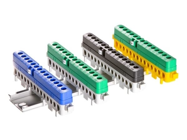Romisolert koblingslist LPI-14 gul (A18-1051)