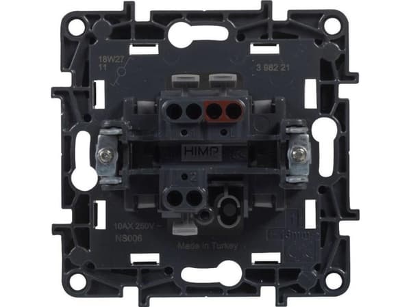 Legrand Niloe Step - 10 AX stegkontakt - aluminiumfärg 863306