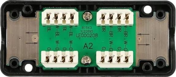 Lynx CS Koblingsboks UTP Cat6 butting, sort