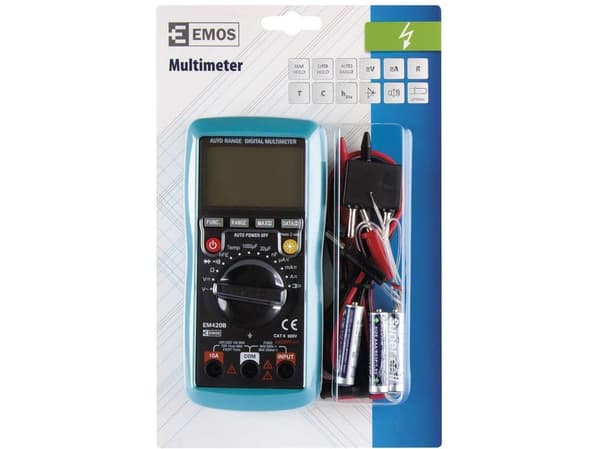 Emos EM420B, 75 mm, 35 mm, 158 mm, paristokäyttöinen, AAA, 1,5 V
