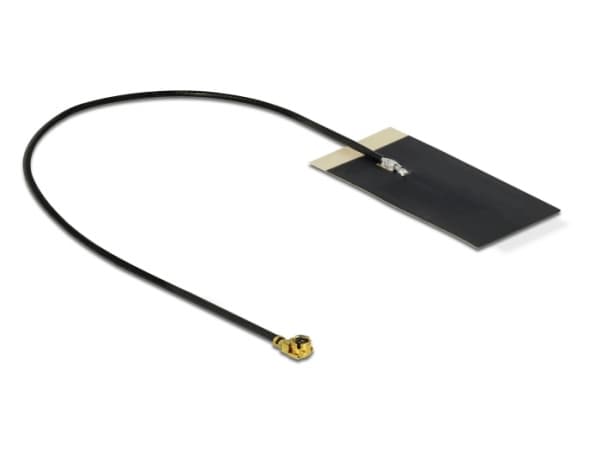 Delock WLAN 802.11 ac/ax/a/h/b/g/n Antenne MHF I plugg 2,7 - 3,0 dBi 1,13 15 cm FPC intern selvklebende - Antenne - Smart Home - 2,7-3 dBi - selvkleb