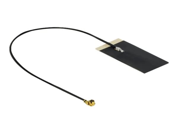 Delock WLAN 802.11 ac/ax/a/h/b/g/n Antenne MHF I plugg 2,7 - 3,0 dBi 1,13 15 cm FPC intern selvklebende - Antenne - Smart Home - 2,7-3 dBi - selvkleb