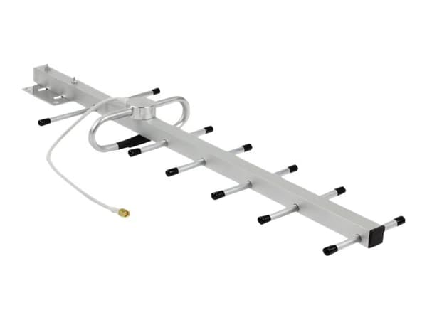 Delock LPWAN 806 - 896 MHz - Antenne - Yagi - Smart Home - 10 dBi - direksjonal - innendørs / utendørs - sølv