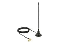 Delock - Antenne - pisk - 2.5 dBi - rundtstrålende - utendørs, magnetmonterbar