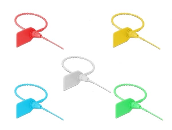 Delock - Kabelfestebånd - 25 cm - assorterte farger (en pakke 10)