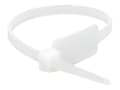 Miniatyrbilde 3 av 5: Delock Cable Tie with Label Tap - Kabelfestebånd - 19 cm - hvit (en pakke 10)