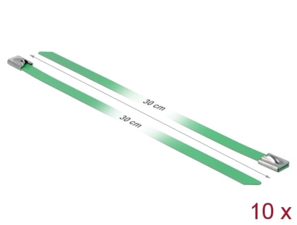 Delock - Kabelsamlare - 30 cm - grön (paket om 10)