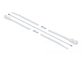Miniatyrbilde 5 av 5: Delock Cable Tie with Fastening Eyelet - Kabelfestebånd - 30 cm - hvit (en pakke 10)