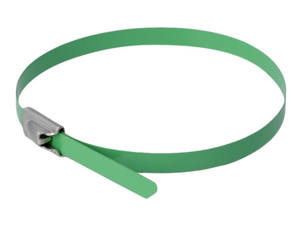 DeLOCK 18802, Terästä, Vihreä, 30 cm, 4,6 mm, 10 kpl