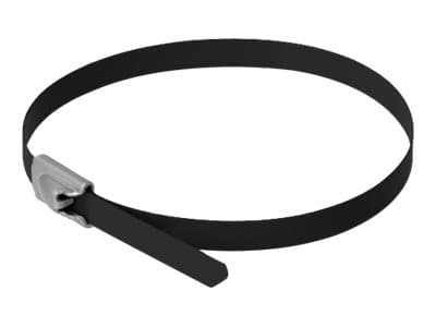 Delock - Kabelfestebånd - 40 cm - svart (en pakke 10)