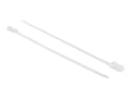 Miniatyrbilde 3 av 5: Delock Cable Tie with Fastening Eyelet - Kabelfestebånd - 30 cm - hvit (en pakke 10)