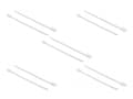 Miniatyrbilde 4 av 5: Delock Cable Tie with Fastening Eyelet - Kabelfestebånd - 30 cm - hvit (en pakke 10)