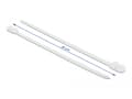Miniatyrbilde 5 av 5: Delock Cable Tie with Fastening Eyelet - Kabelfestebånd - 30 cm - hvit (en pakke 10)
